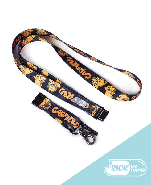 Lanyard Garfield Negro