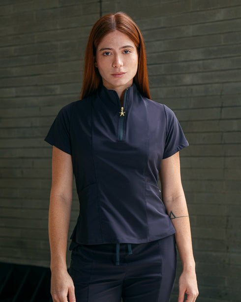 Astral Disco Dark Gray Camisa Mujer