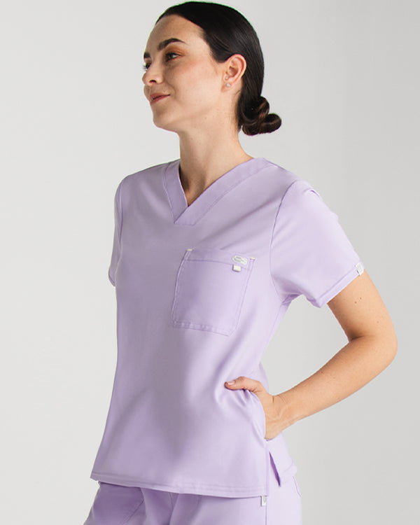 Basic Light Violet Camisa Mujer