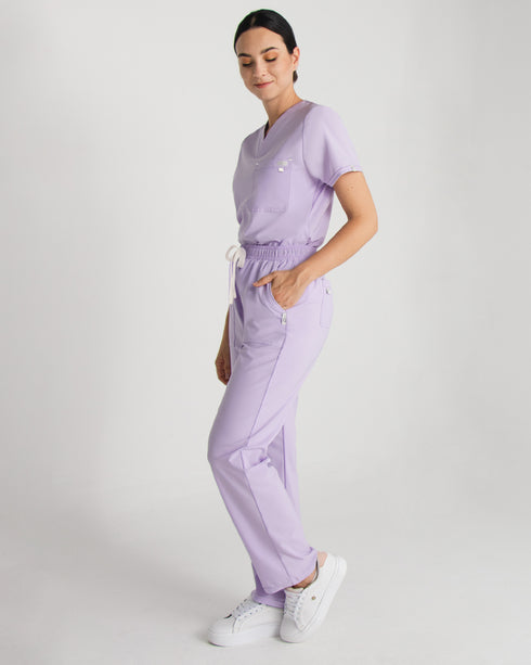 Basic Light Violet Camisa Mujer