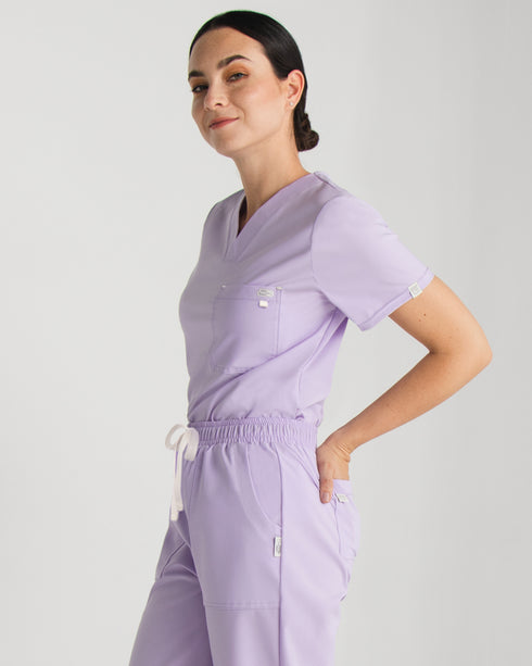 Basic Light Violet Camisa Mujer