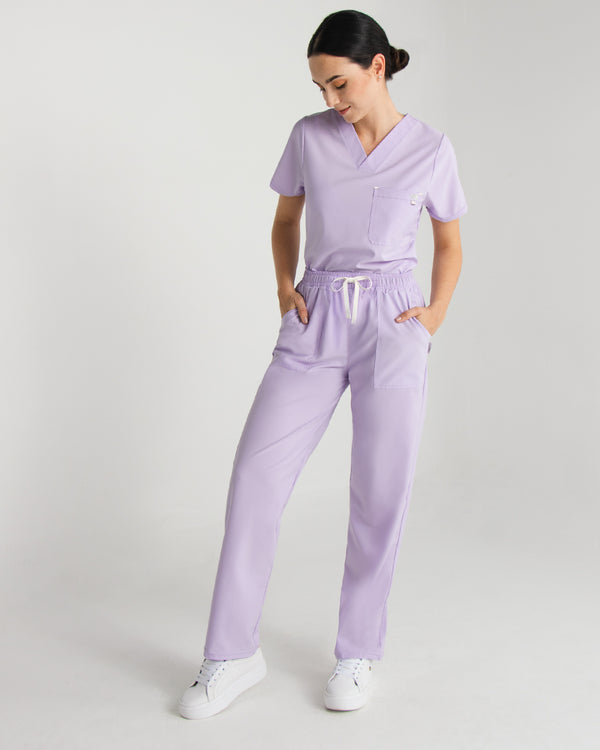 Basic Light Violet Pantalón Mujer