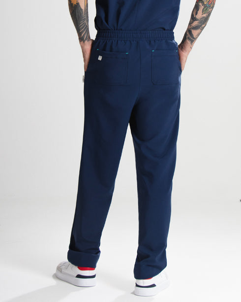 Basic Pantalón Hombre Índigo Agua