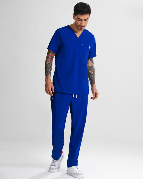 Basic Camisa Hombre Royal Blue