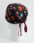 Gorro Dark Flowers