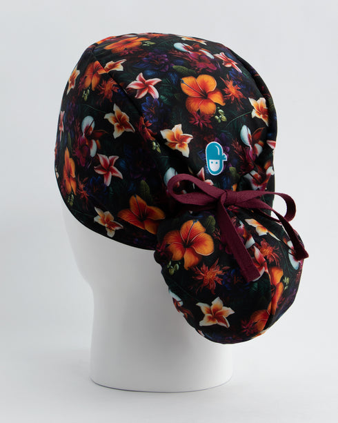 Gorro Dark Flowers