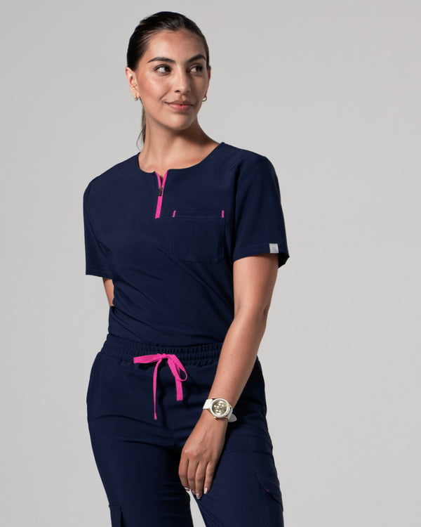 Iris Midnight Fucsia Camisa Mujer