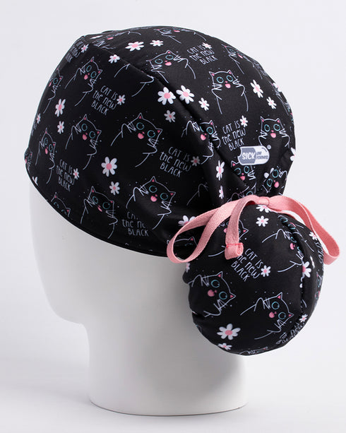 Gorro kitty Black