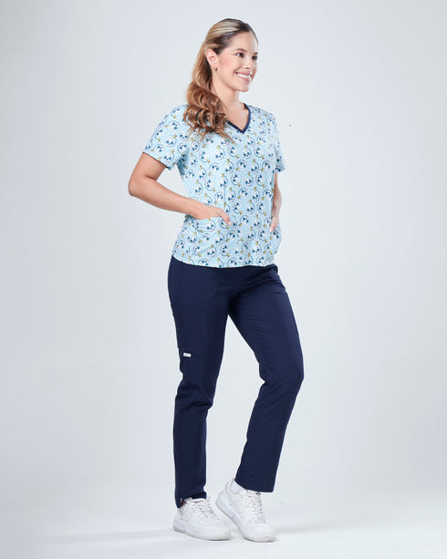 Lia Catrinas Celeste Camisa Mujer