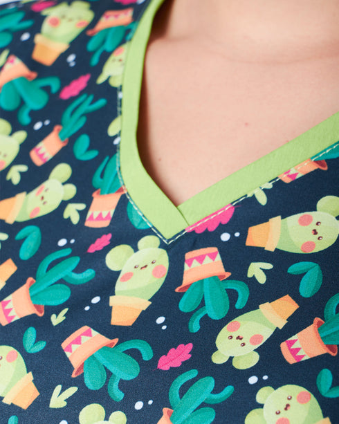 Lia Happy Cactus Camisa Mujer