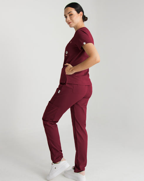 Hunter Merlot Pantalón Mujer