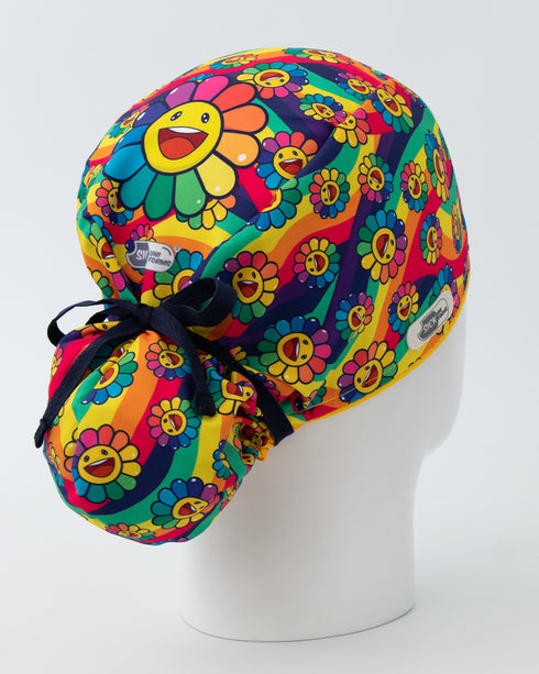 Gorro Rainbow Flowers