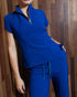 Astral Disco Electric Blue Camisa Mujer