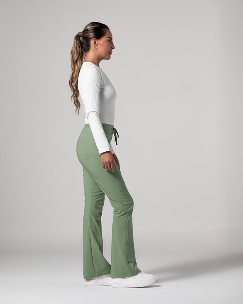 Astral Disco Light Olive Pantalón Mujer