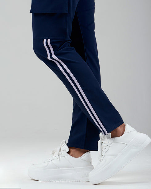 Austria Navy Lila Pantalón Mujer