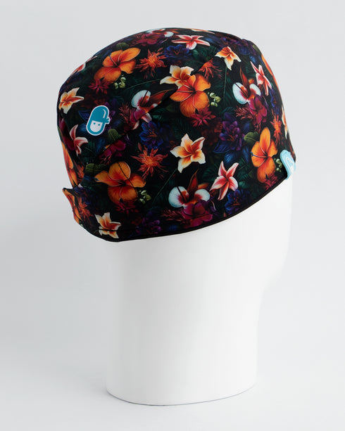 Gorro Dark Flowers