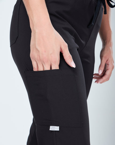 Flex Negro Pantalón Mujer