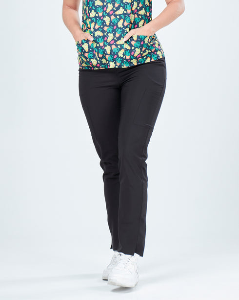 Flex Negro Pantalón Mujer