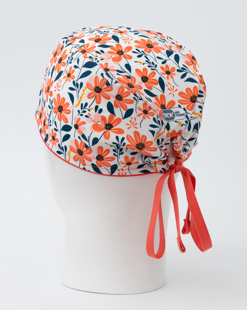 Gorro Peach Flowers