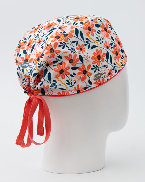 Gorro Peach Flowers