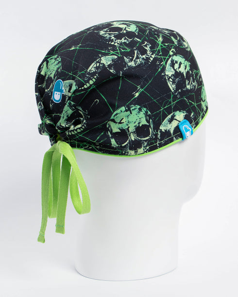 Gorro Green Skull