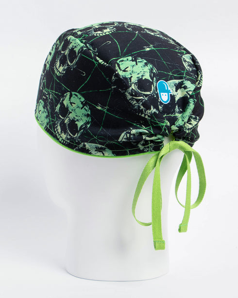 Gorro Green Skull