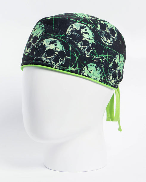 Gorro Green Skull