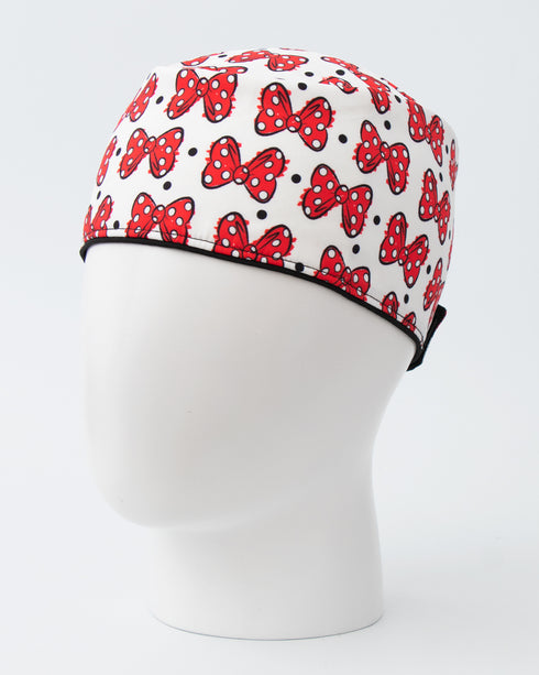 Gorro Lazos Puntos Rojos