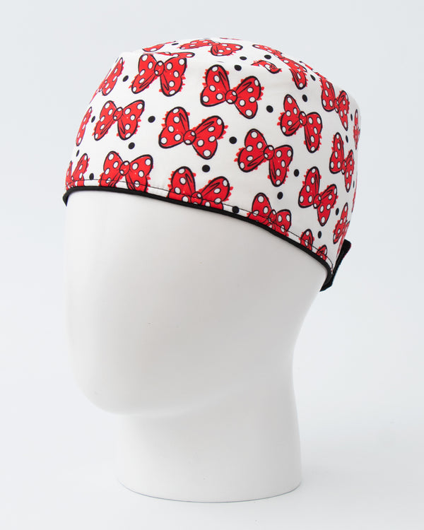 Gorro Lazos Puntos Rojos