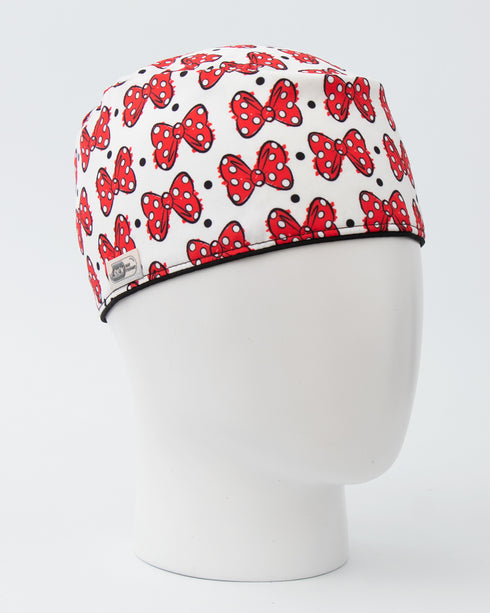 Gorro Lazos Puntos Rojos