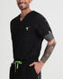 Basic Camisa Hombre Lemon Black