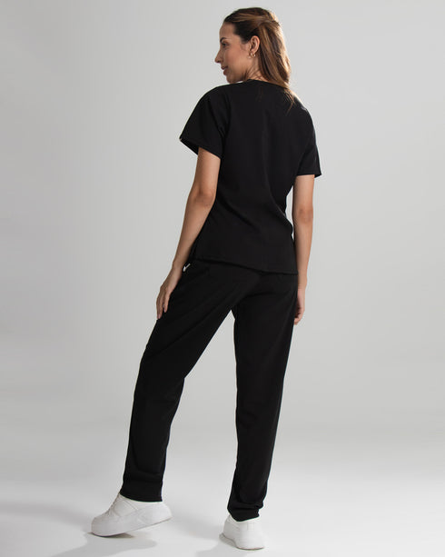 Basic Pantalón Mujer - Lemon Black