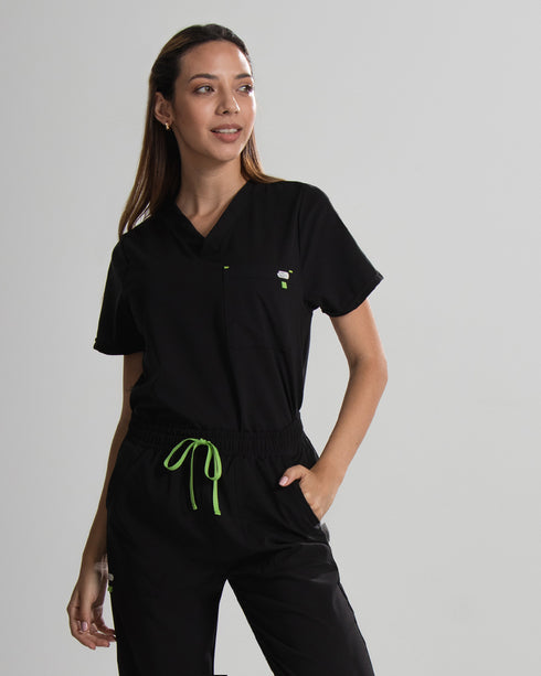 Basic Pantalón Mujer - Lemon Black