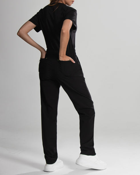 Basic Pantalón Mujer - Lemon Black