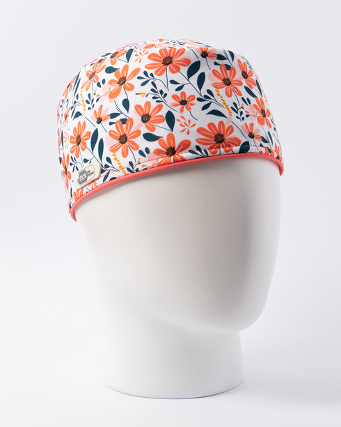 Gorro Peach Flowers