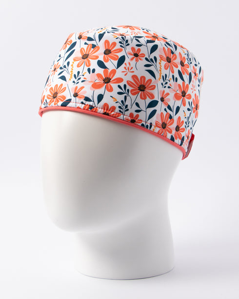 Gorro Peach Flowers