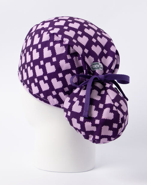 Gorro Pixel Violet