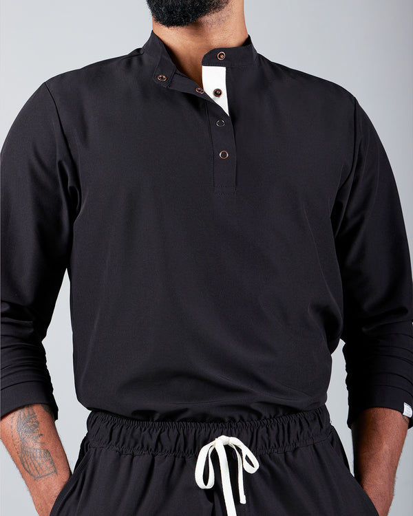 Quarz Negro Camisa Hombre