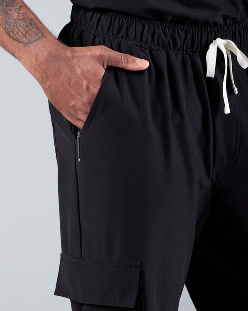 Pantalón Quarz Negro Hombre