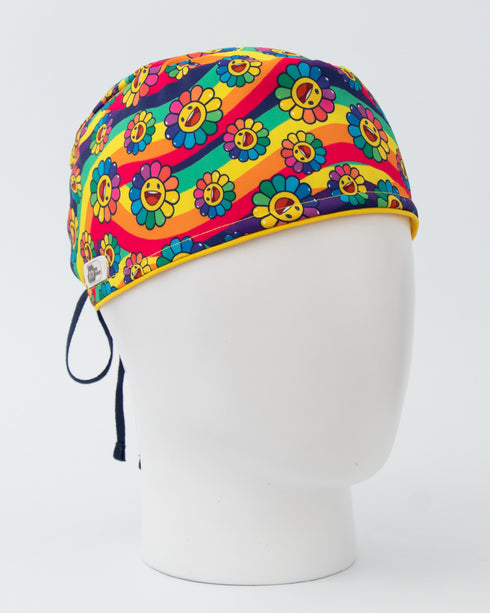 Gorro Rainbow Flowers